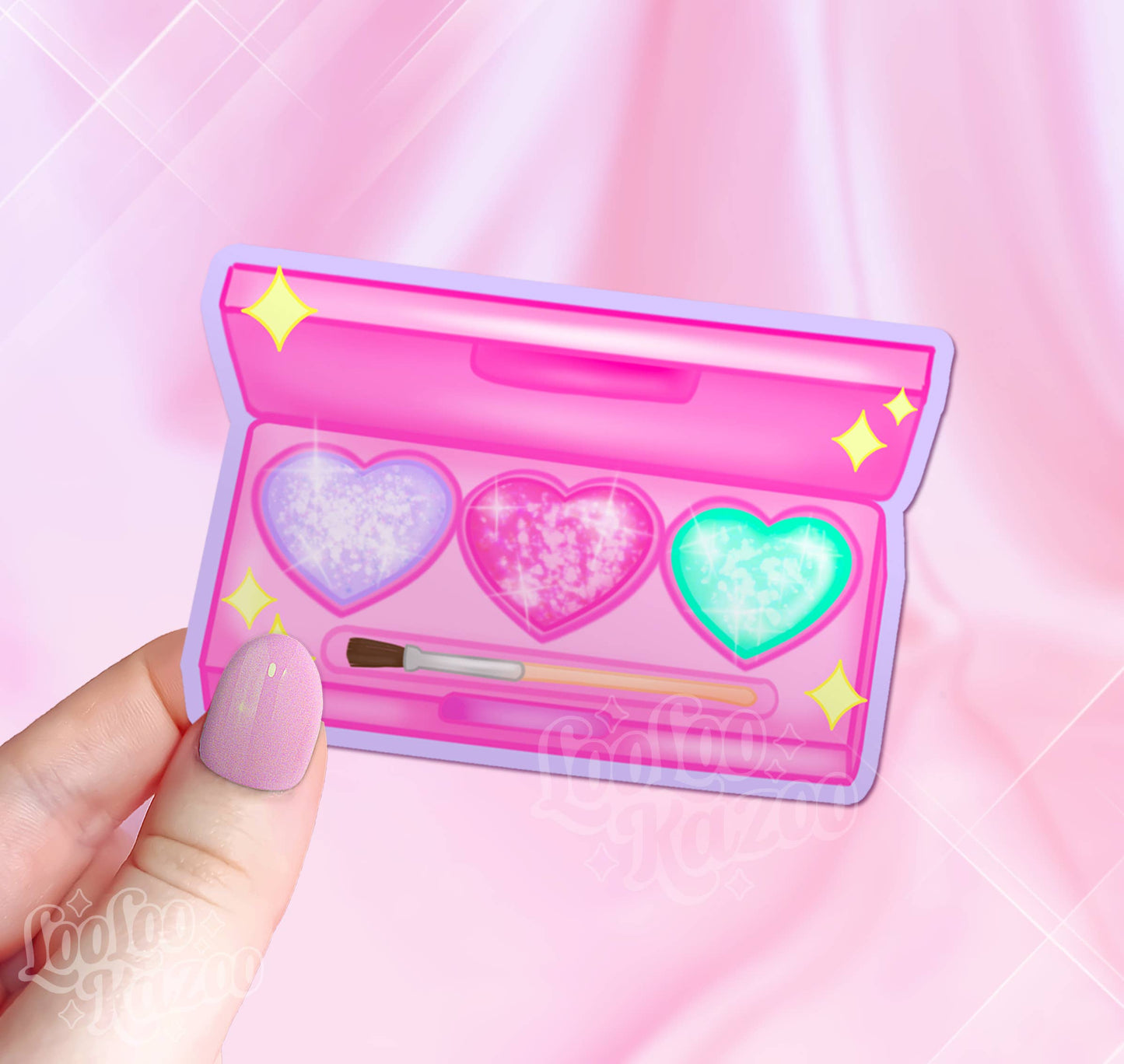 Y2K Makeup Palette Vinyl Sticker