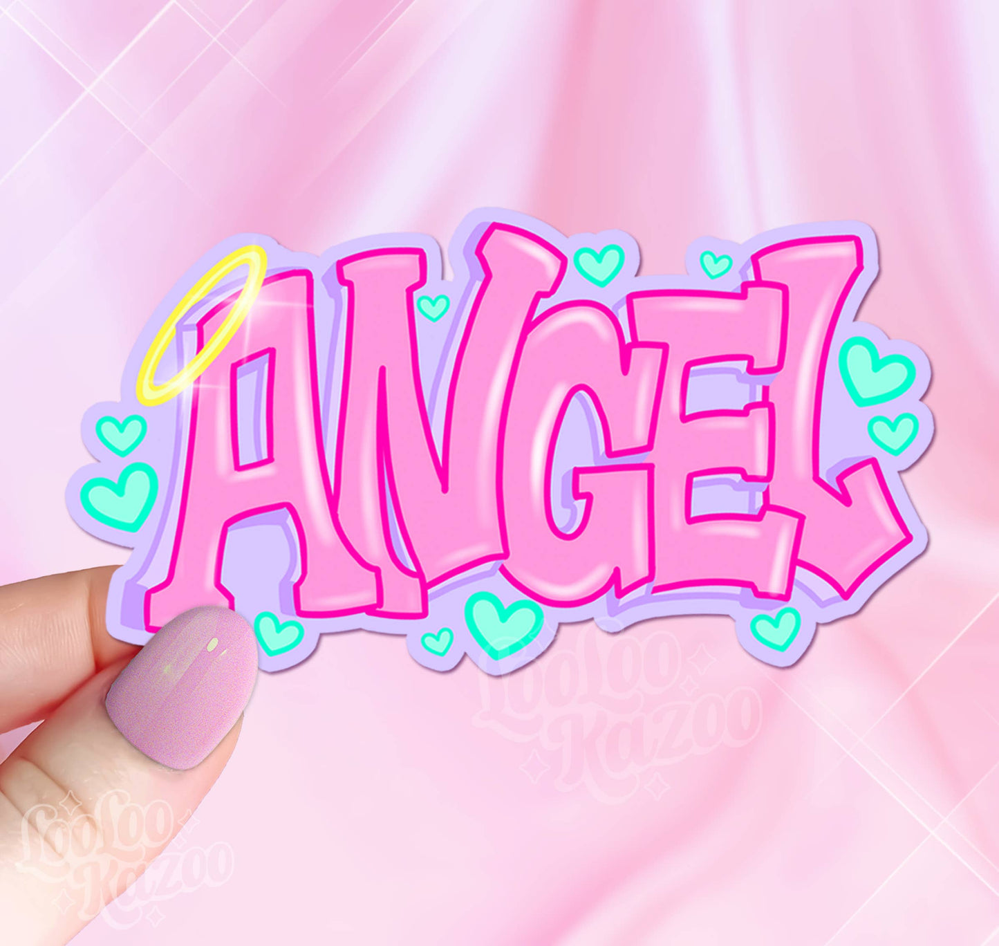 Y2K Angel Vinyl Sticker