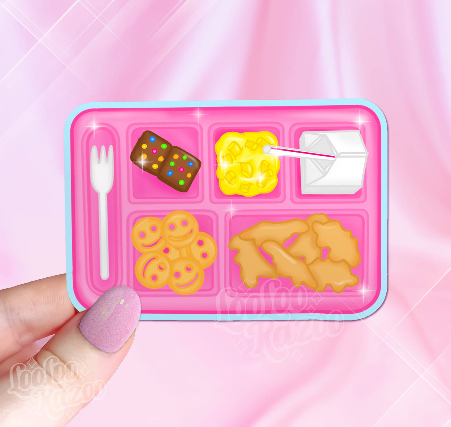 Lunch Tray Vinyl Sticker