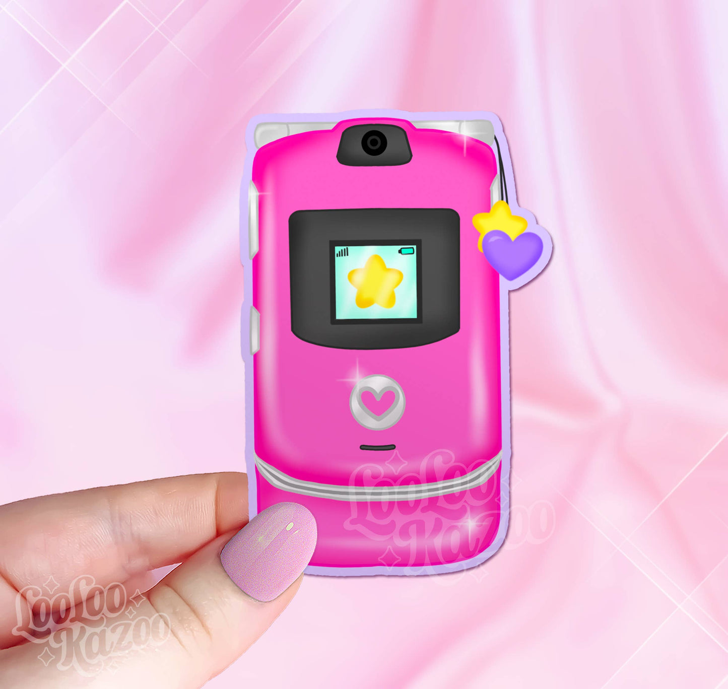 2000s Cell Phone Vinyl Sticker