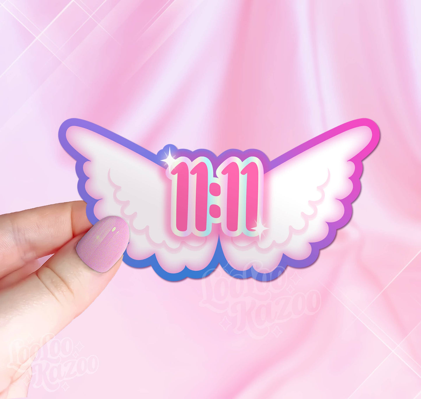 11:11 Angel Wings Vinyl Sticker